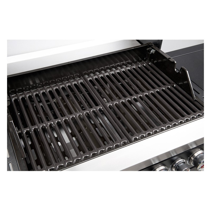 Barbecue à gaz en acier inoxydable avec grille de cuission REXON PTS3 de la marque Landmann