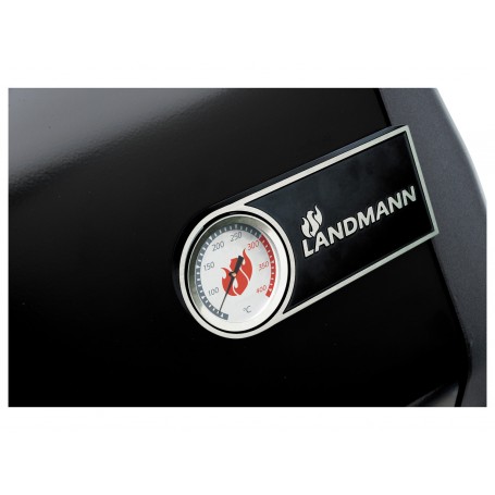 Barbecue à gaz en acier inoxydable avec grille de cuission REXON PTS3 de la marque Landmann