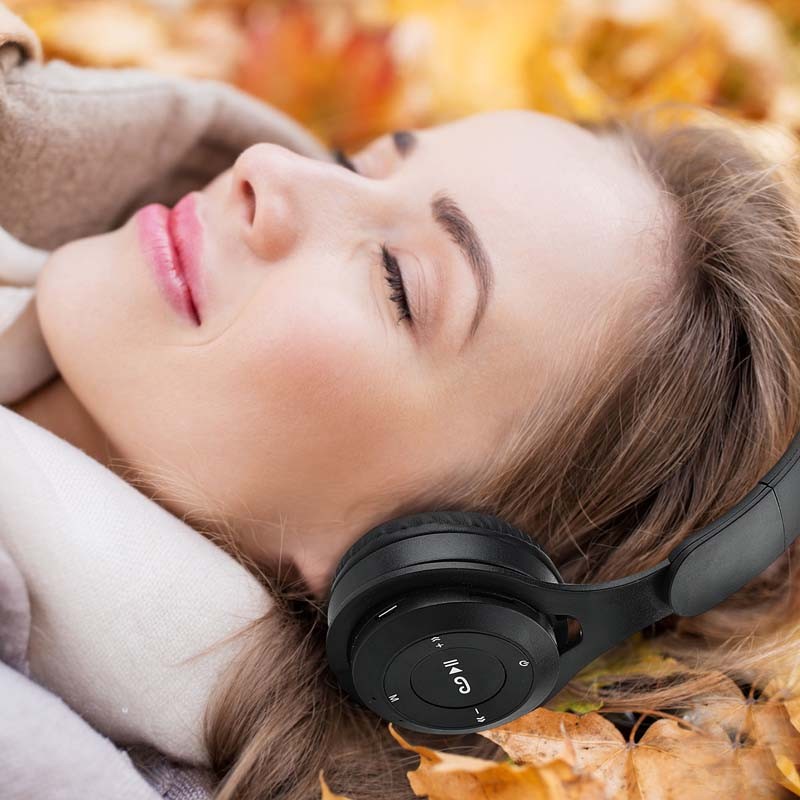 Casque stéréo bluetooth noir DBX220 de la marque Dynabass