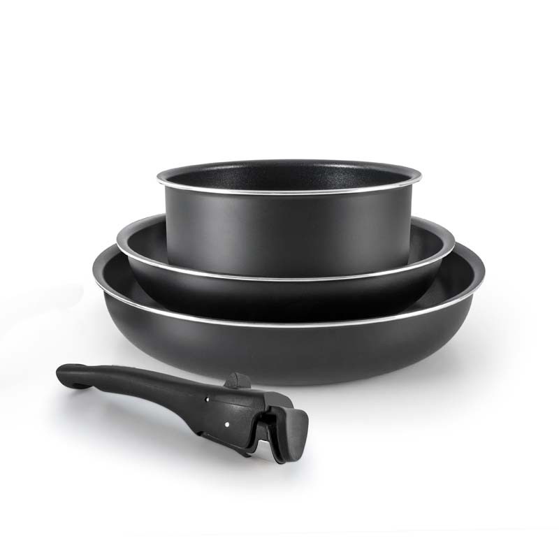 Batterie de cuisine TFI 4pcs avec poignée amovible FLEX4 de la marque Kitchencook