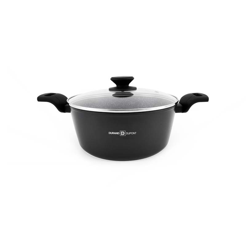 Faitout en aluminium noir de 24 cm DORIS FT24TFI de Durand Dupont