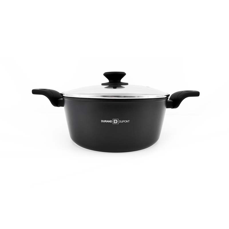 Faitout en aluminium noir de 24 cm DORIS FT24TFI de Durand Dupont