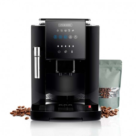 Machine à expresso 19 bars avec broyeur et buse à lait COFIX LATTE Kitchencook - Reconditionné