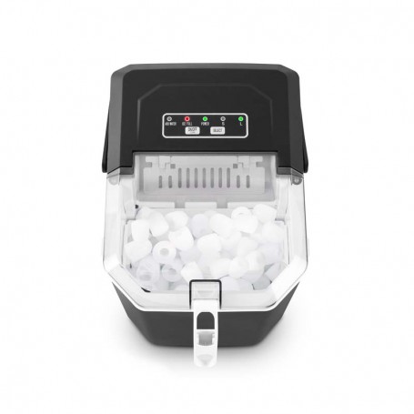 Machine à glaçons noire CUBEO BLACK de la marque Kitchencook