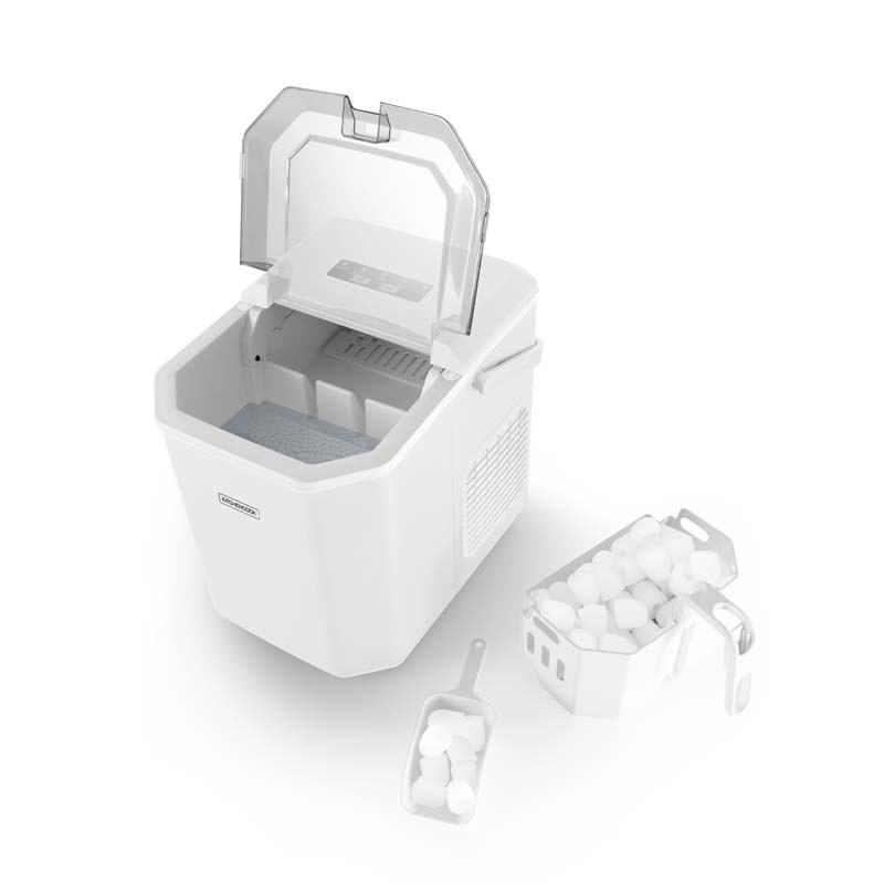 Machine à glaçons blanche CUBEO WHITE de la marque Kitchencook