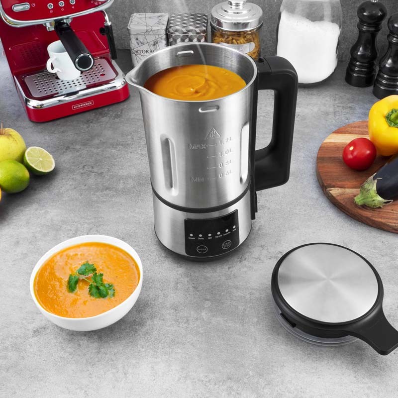 Blender chauffant et Soup Maker inox CREAMIX Kitchencook - Reconditionné