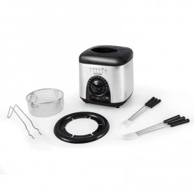 Friteuse électrique 2en1 avec service à fondue LITTLE FRY Kitchencook - Reconditionné