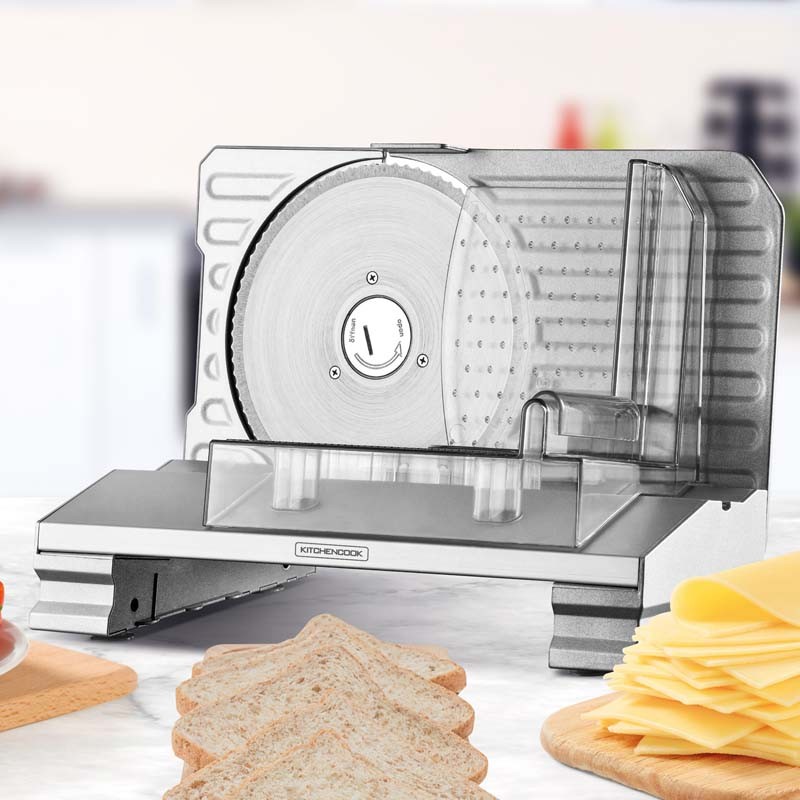 Trancheuse électrique avec double lames inox MSLICEX Kitchencook - Reconditionné