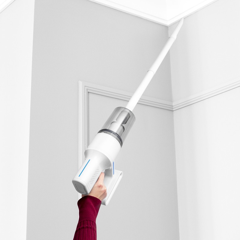 Aspirateur balai 2en1 filaire avec filtre HEPA lavable F10 Vortex blanc - Reconditionné