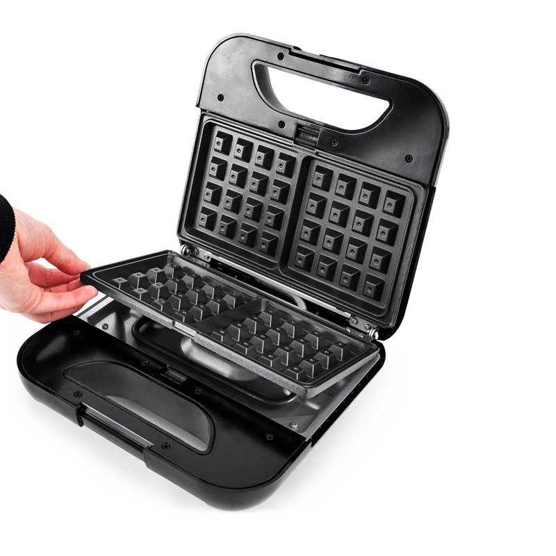 Sandwich maker 3en1 avec plaques anti adhésives MISTER K de Kitchencook - Reconditionné