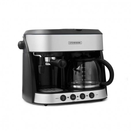 Machine à café combinée 3en1 expresso, filtre & latte SAO PAULO Kitchencook - Reconditionné