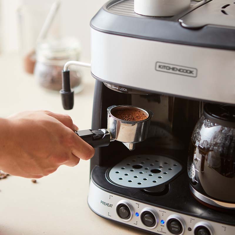 Machine à café combinée 3en1 expresso, filtre & latte SAO PAULO Kitchencook - Reconditionné