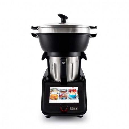 Robot cuiseur connecté 1200 recettes CUISIOXTCONNECT noir Kitchencook - Reconditionné