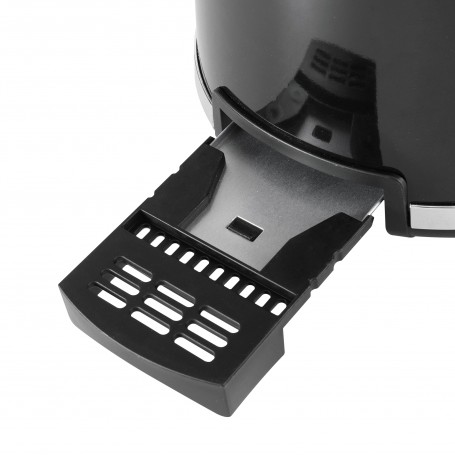 Grille pain style rétro double fentes RETRO TOAST noir Kitchencook - Reconditionné