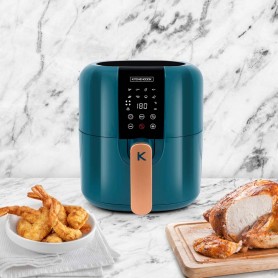 Friteuse sans huile 3L - 8 programmes AIRMED vert Kitchencook - Reconditionné 2