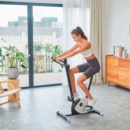 Vélo d'appartement avec écran LCD Be Bike V2 Fit For Life - Reconditionné