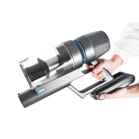 Aspirateur Balai Sans Fil Digital bleu et gris 450w F45 de la marque Vortex