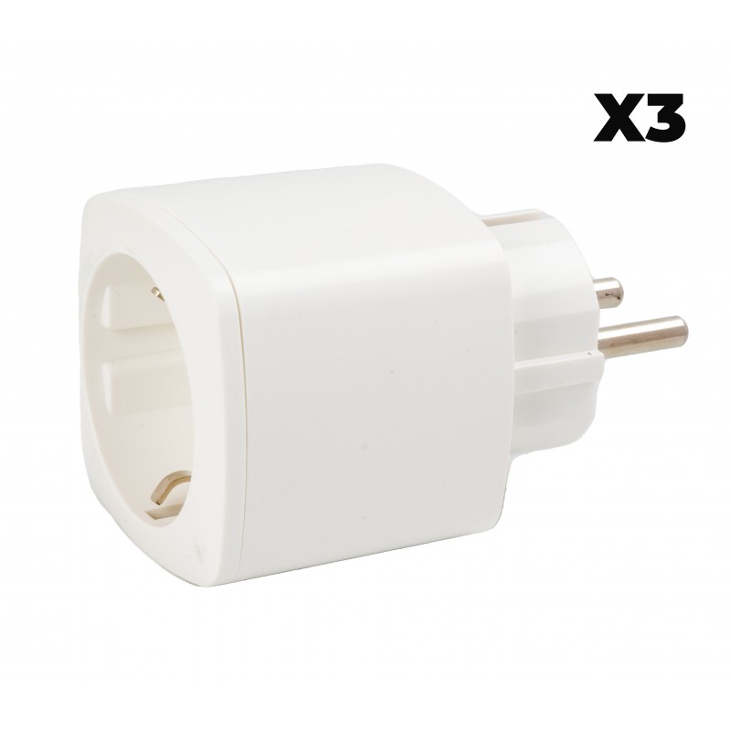 Pack de 3 prises de courant connectée SHP 102X3de la marque Denver