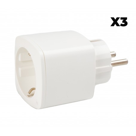 Pack de 3 prises de courant connectée SHP 102X3de la marque Denver