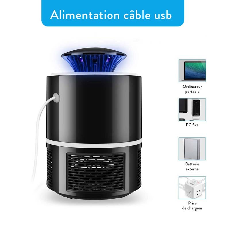 Appareil anti-moustique & répulsif LED Noir de 2 W KILLBILL de la marque Pullman