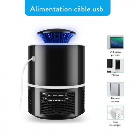 Appareil anti-moustique & répulsif LED Noir de 2 W KILLBILL de la marque Pullman