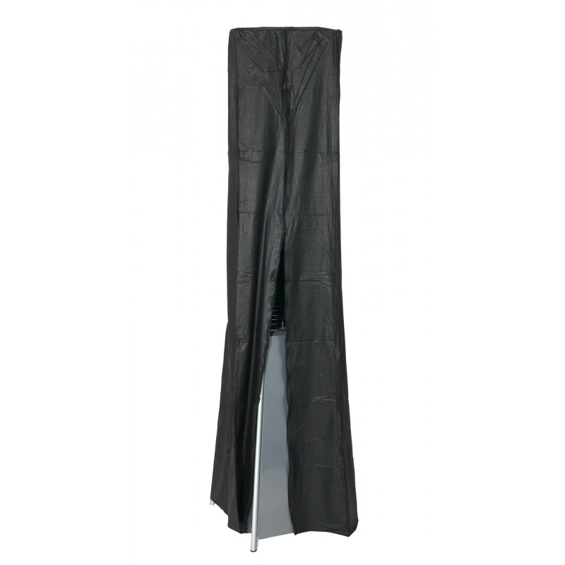 Chauffage extérieur gaz FAVEX - Pyramide - Noir - 13 kW - Housse de protection