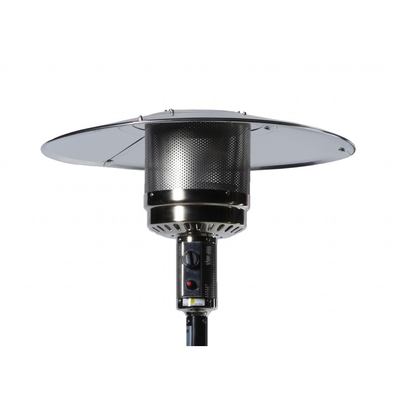 Parasol chauffant gaz FAVEX Gris de 13 kW avec Housse PATIO de Favex