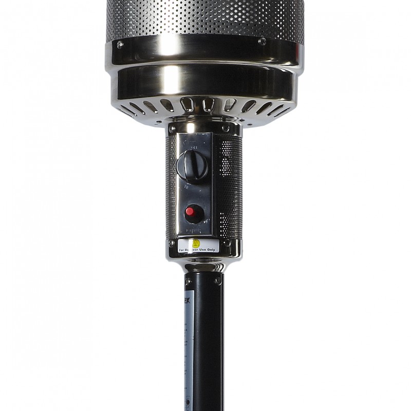 Parasol chauffant gaz FAVEX Gris de 13 kW avec Housse PATIO de Favex