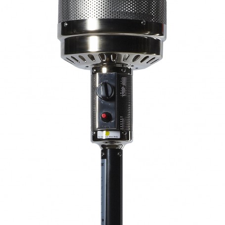 Parasol chauffant gaz FAVEX Gris de 13 kW avec Housse PATIO de Favex