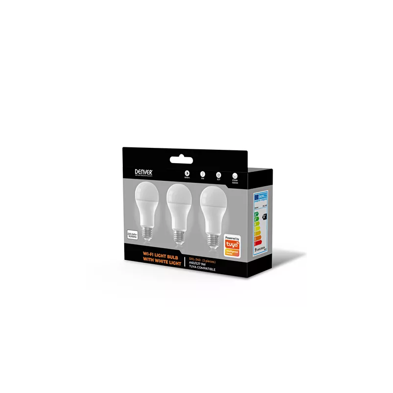 Lot de 3 ampoules connectées SHL340_X3 de la marque Denver