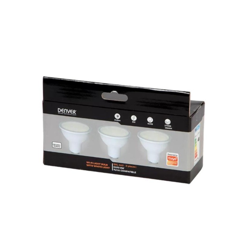 Lot de 3 ampoules connectées SHL440_X3 de la marque Denver