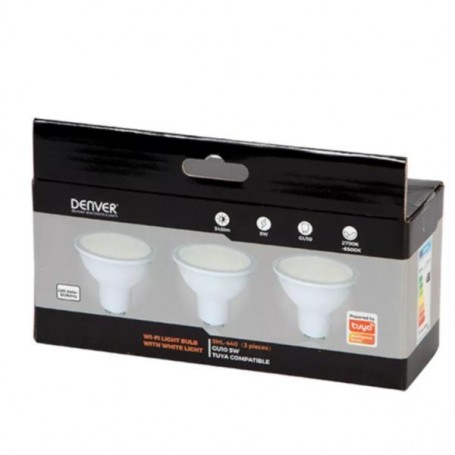 Lot de 3 ampoules connectées SHL440_X3 de la marque Denver