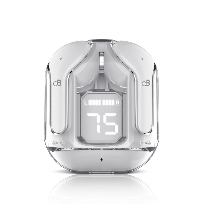 TWS Écouteurs stéréo avec boîtier de charge RX52 WHITE de DYNABASS