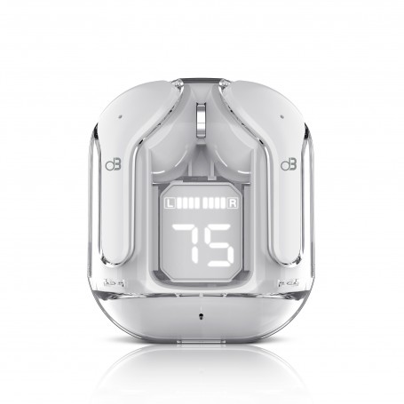 TWS Écouteurs stéréo avec boîtier de charge RX52 WHITE de DYNABASS