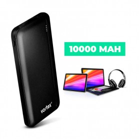 BATTERIE EXTERNE NOIRE 10000 mAh POWERHUB10 BLACK de Vortex 2