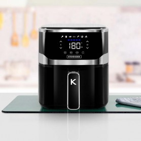 Friteuse à air noire 5,5L avec 1 bac et 7 programmes AIRMED55 de Kitchencook 2