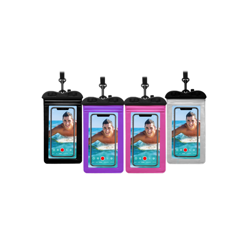 4 Housses de Téléphone avec Cordon WATERPROOF WATERPHONE de PULLMAN