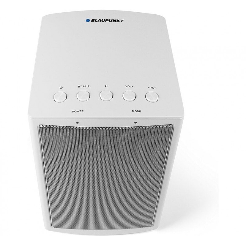 Pack de 2 Enceintes Wifi BLuetooth Multiroom blanches MR50 WHITE x2 de Blaupunkt
