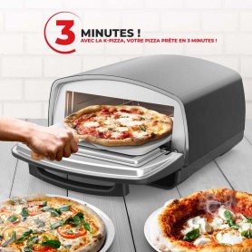 Four à pizza d’intérieur K-PIZZA 2000W avec fenêtre de KITCHENCOOK 2