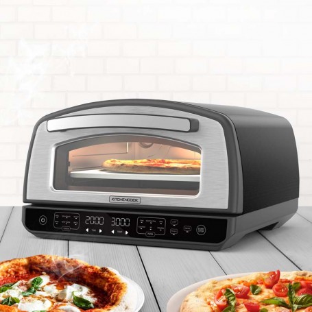 Four à pizza d’intérieur K-PIZZA 2000W avec fenêtre de KITCHENCOOK