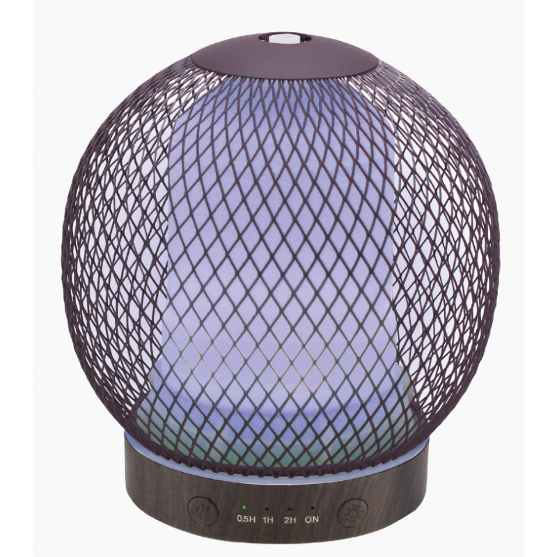 DIFFUSEUR D'HUILES ESSENTIELLES MALAGA BOIS FONCÉ NATUR'SUN AROMS