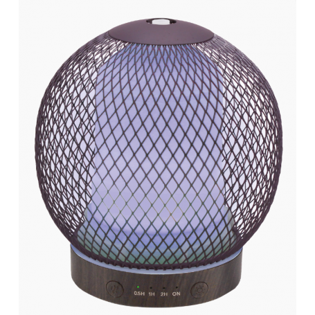 DIFFUSEUR D'HUILES ESSENTIELLES MALAGA BOIS FONCÉ NATUR'SUN AROMS