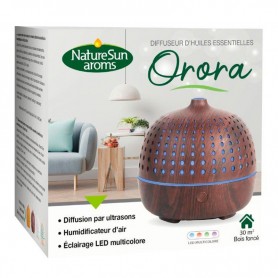 DIFFUSEUR D'HUILES ESSENTIELLES ORORA BOIS FONCÉ NATUR'SUN AROMS 2
