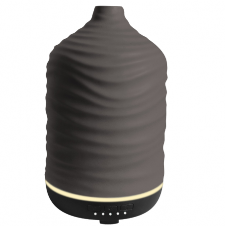 DIFFUSEUR D'HUILES ESSENTIELLES LIVING CÉRAMIQUE GRIS ANTHRACITE NATUR'SUN AROMS