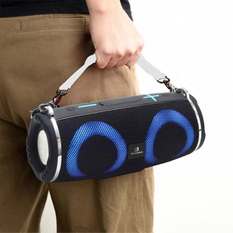 ENCEINTE PORTABLE LED 10W DBE30 BLACK DYNABASS