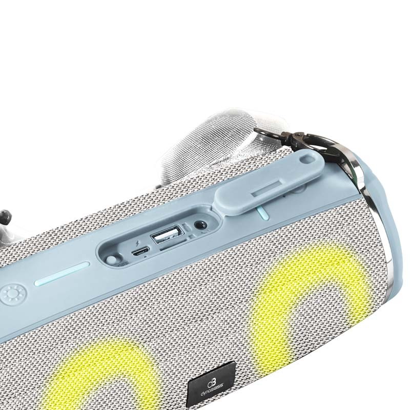 ENCEINTE PORTABLE LED 10W DBE30 GREY DYNABASS