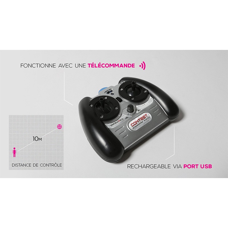 DRONE EN SPHÈRE ULTRA RÉSISTANT MODÈLE UFO DYNABASS