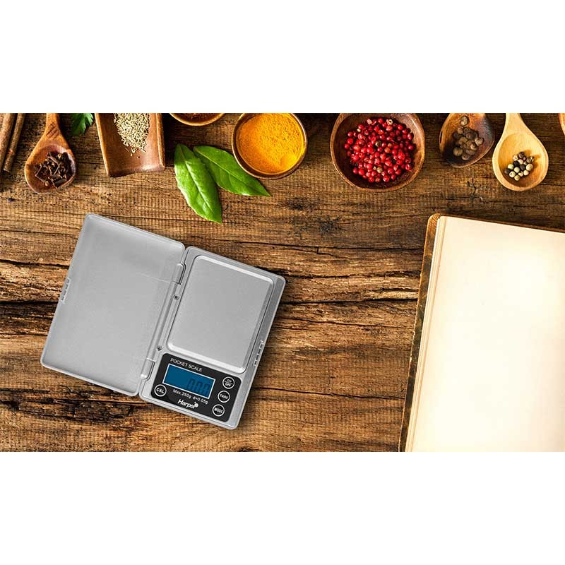 Balance de poche ultra précise POCKETSCALE gris Harper