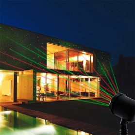 Projecteur laser rouge et vert étanche LASER100 de Wi-Light 2