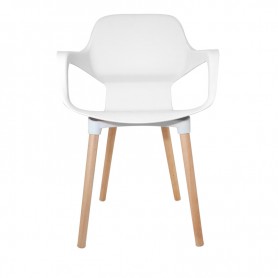 FAUTEUIL AVEC ACCOUDOIRS MODÈLE ITALIA BLANC GASOLINE